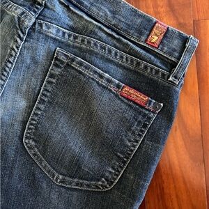 NWT! 7 For All Mankind • Gwenevere Denim Jeans • Super Skinny Zip Ankle • SZ 28